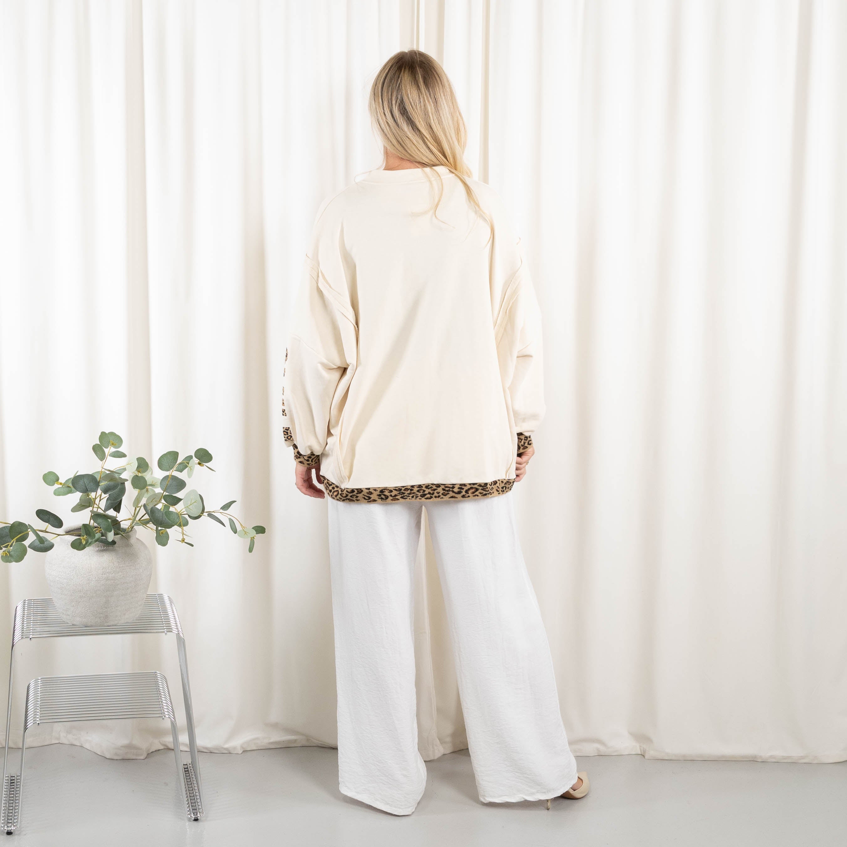 Tracie sweatshirt, Råhvid