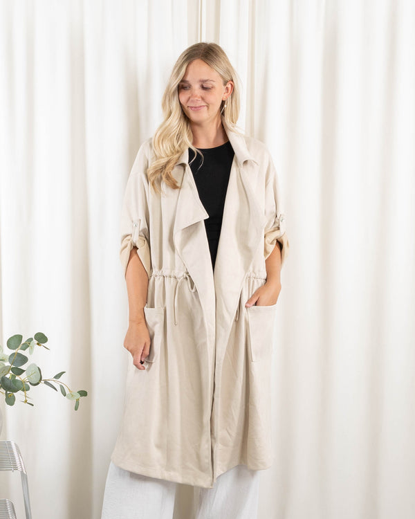 Hanne jakke, Beige