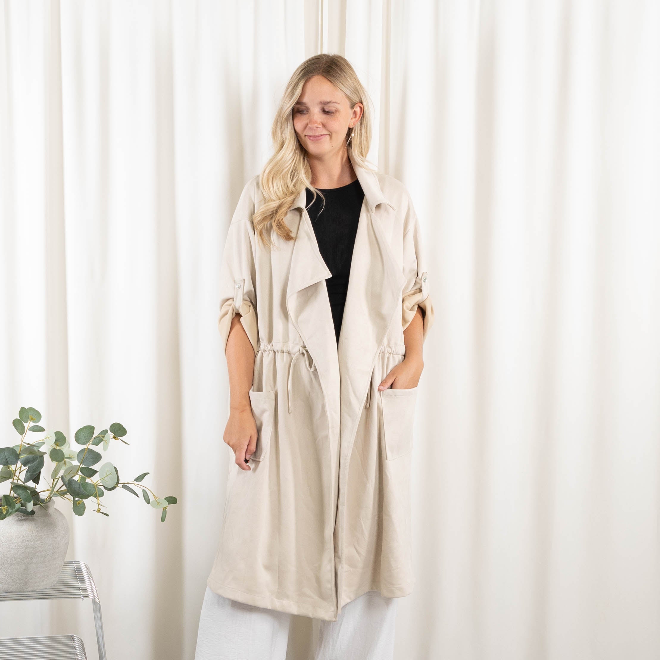 Hanne jakke, Beige