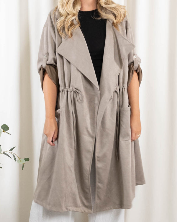 Hanne jakke, Taupe