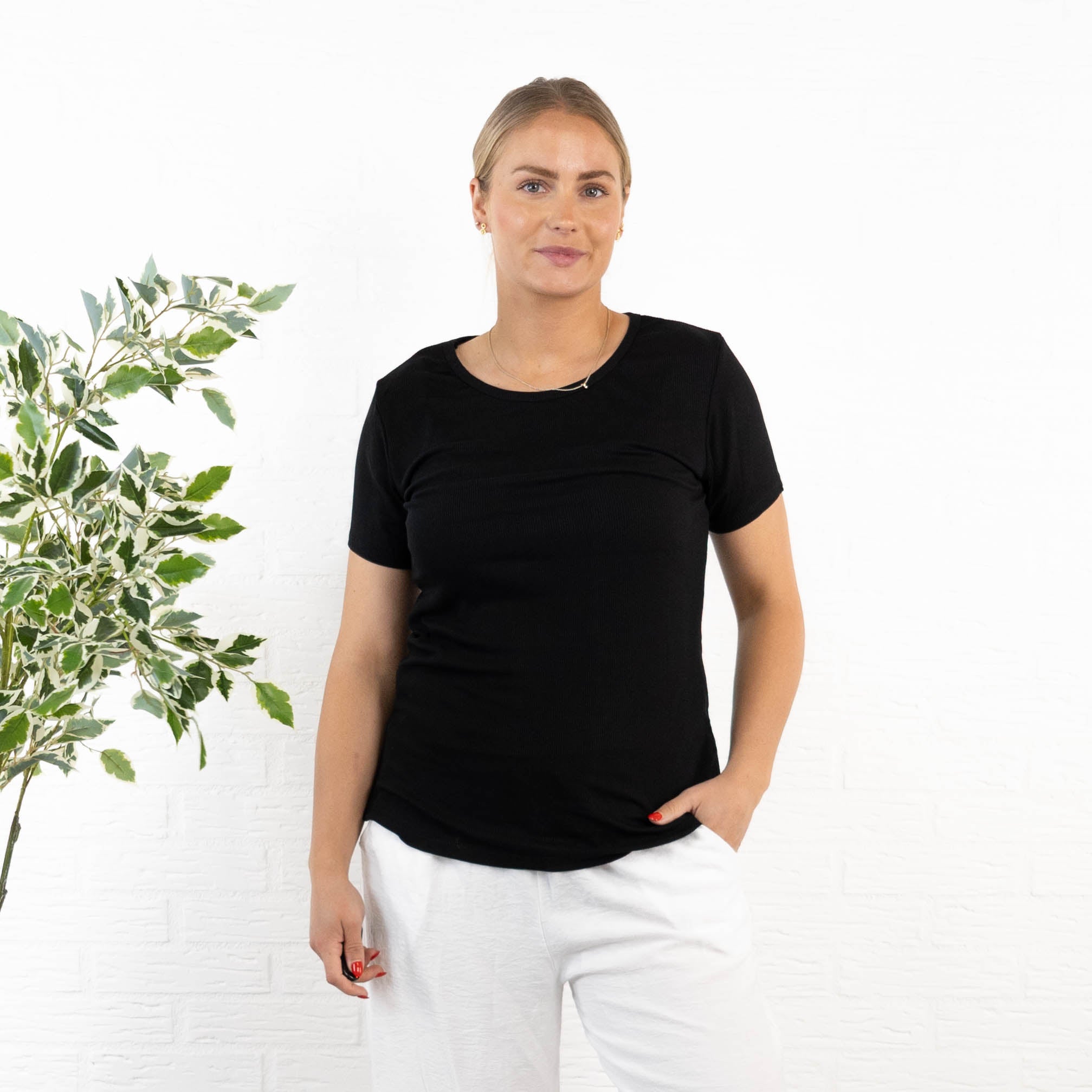 Ava t-shirt, Sort