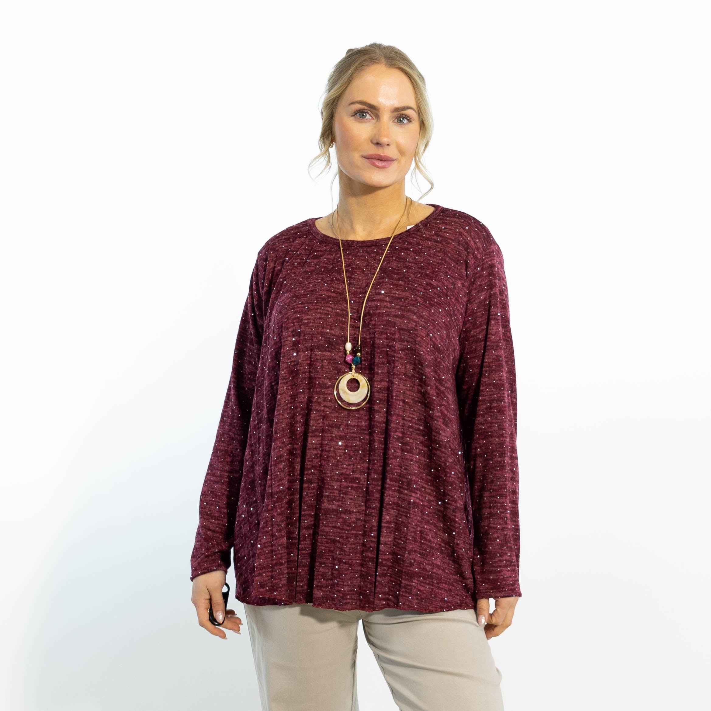 Nora overdel m. kæde, Bordeaux