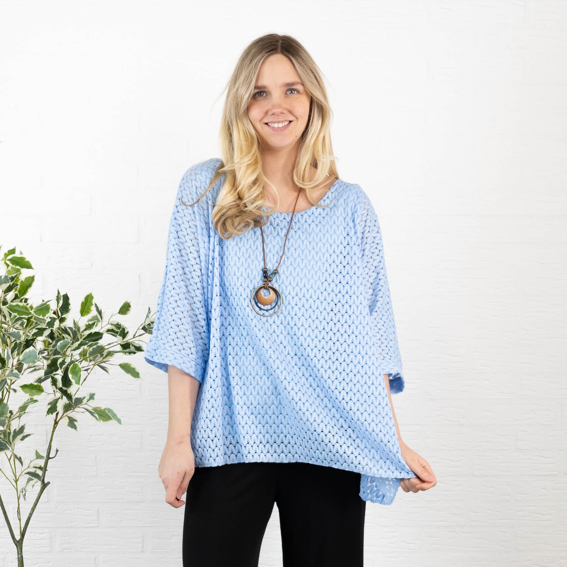 Hanne overdel, Lyseblå