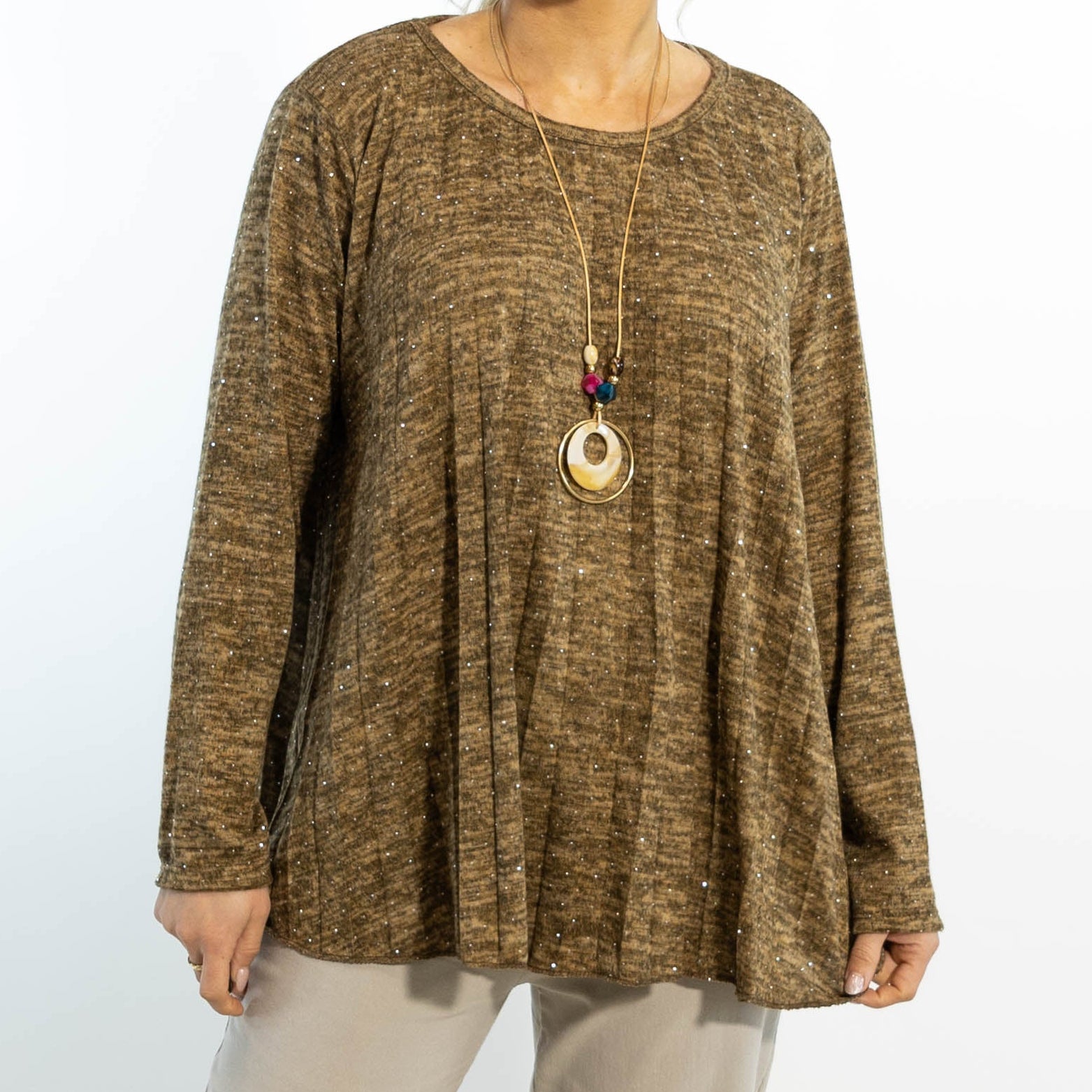 Nora overdel m. kæde, Lys Choko