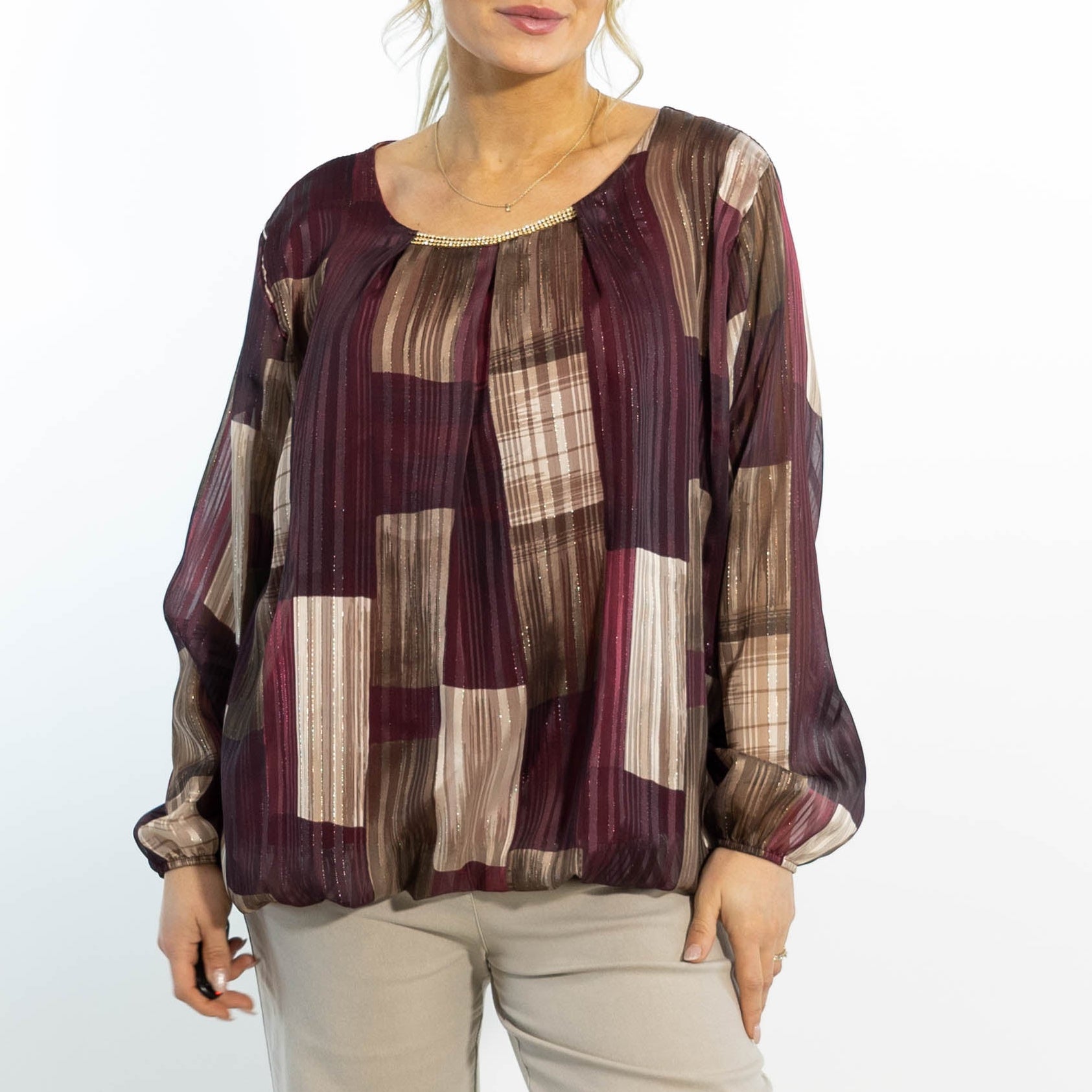 Emmy dobbeltlayer overdel, Bordeaux