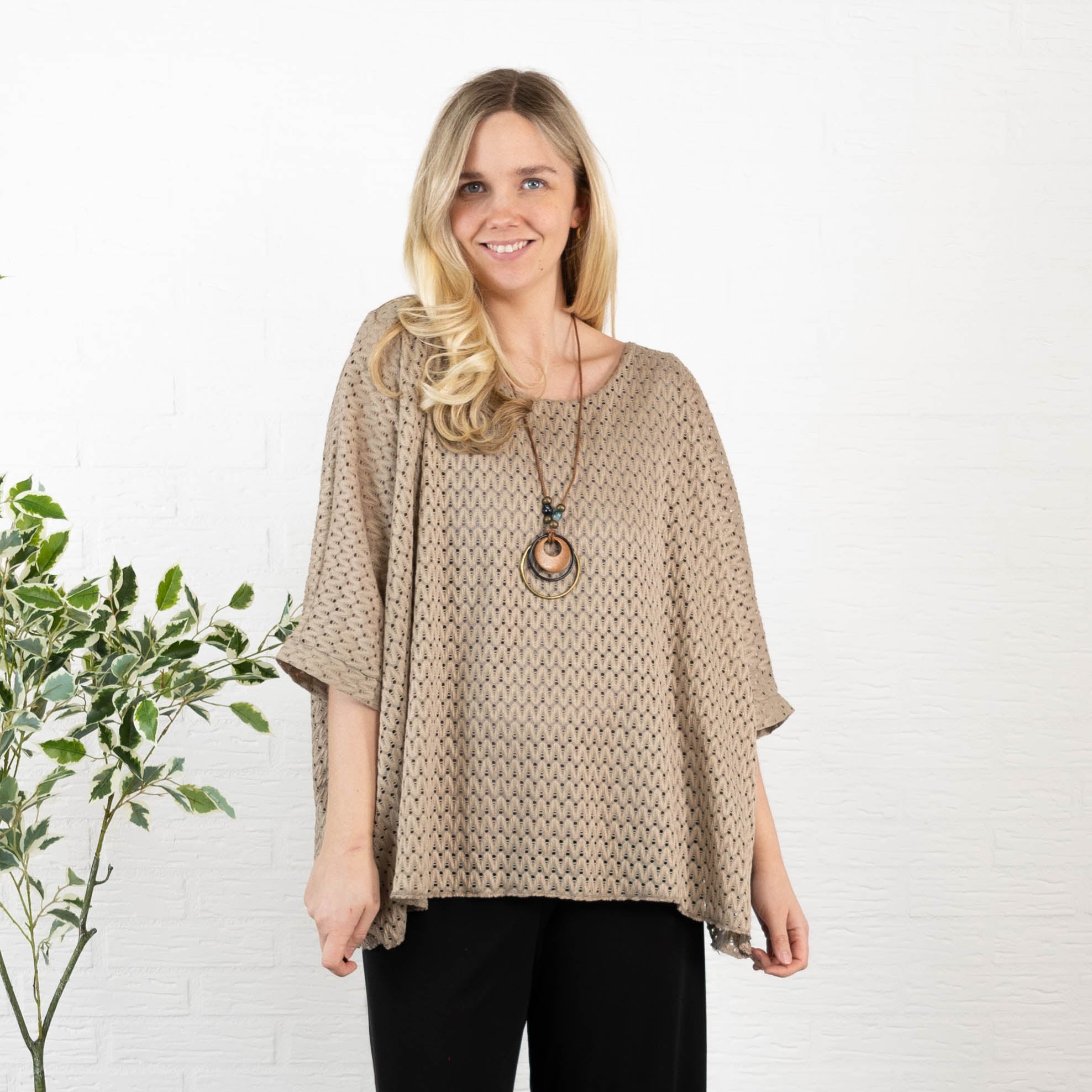 Hanne overdel, Taupe