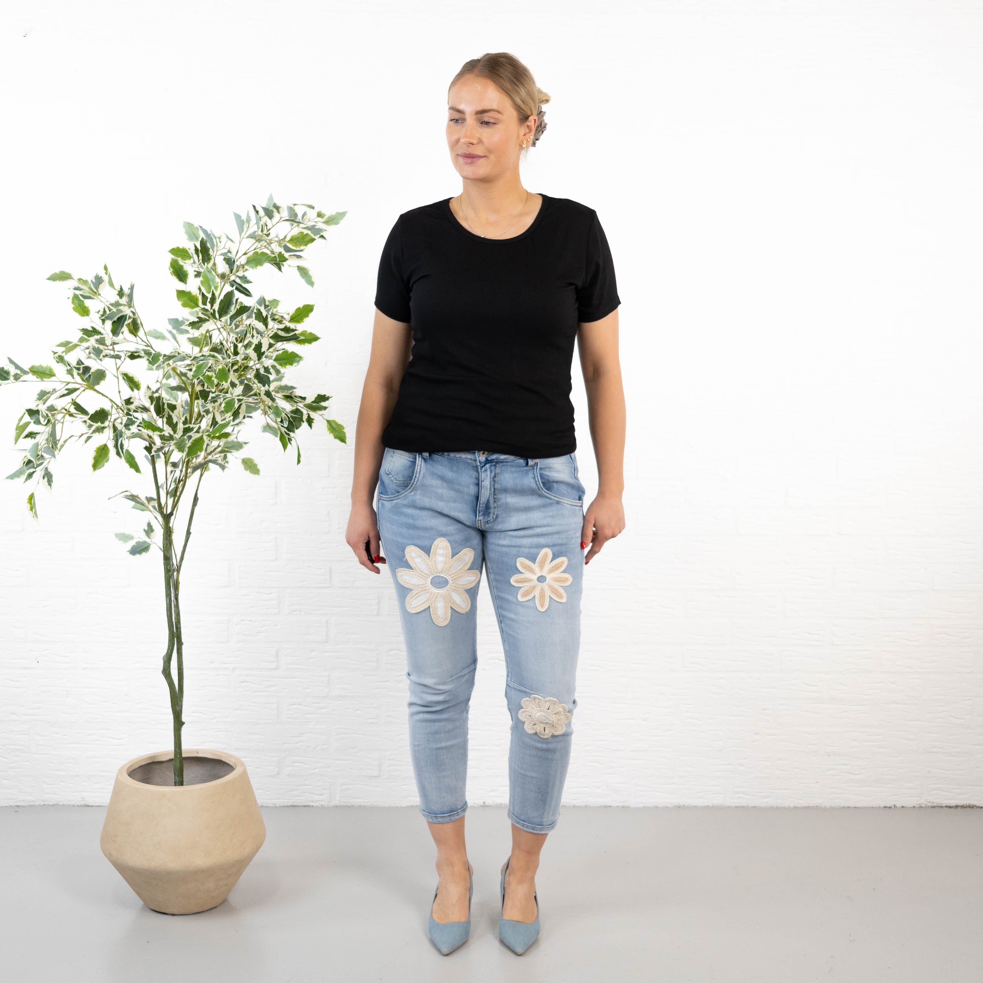 Pola 7/8 jeans, Lysvask