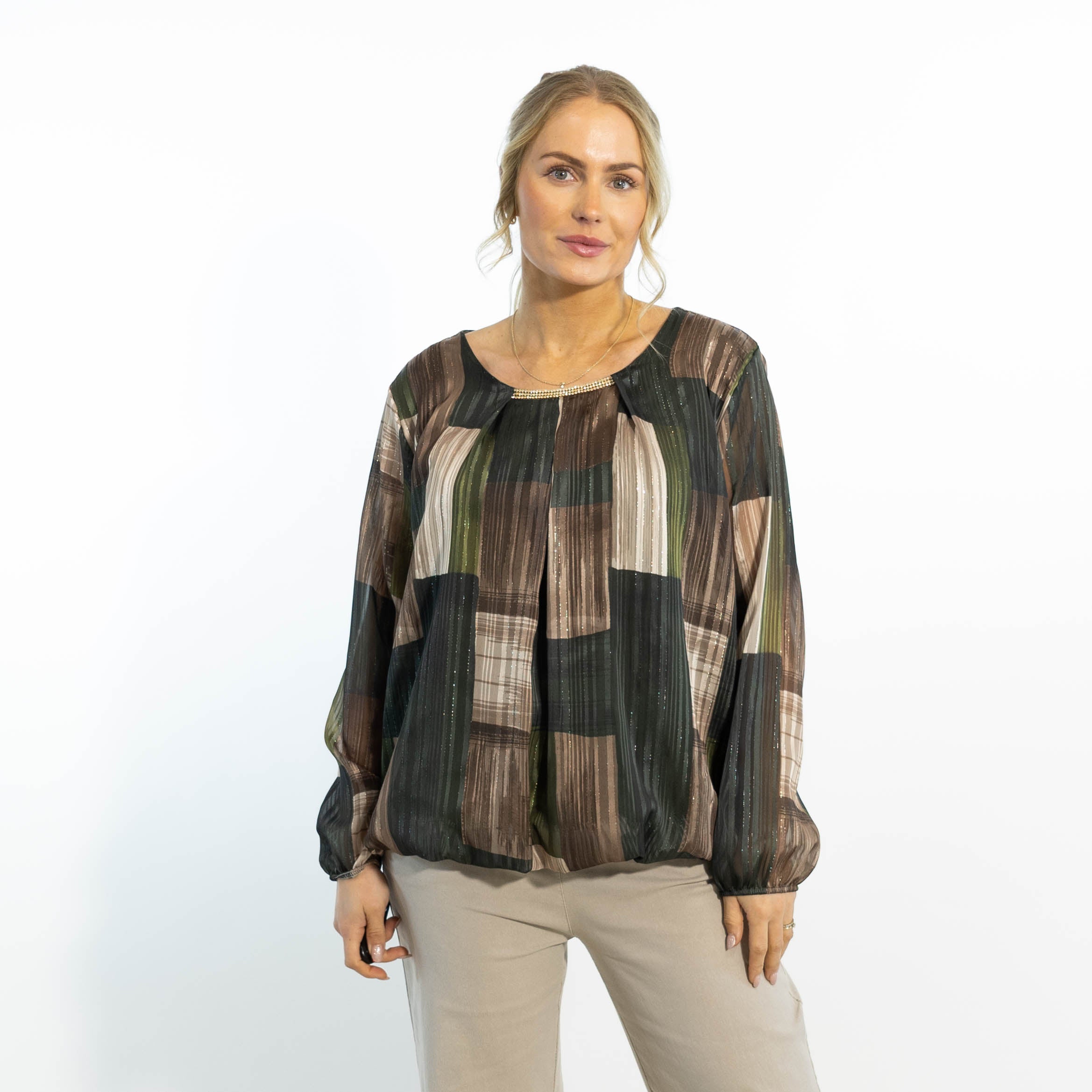Emmy dobbeltlayer overdel, Khaki