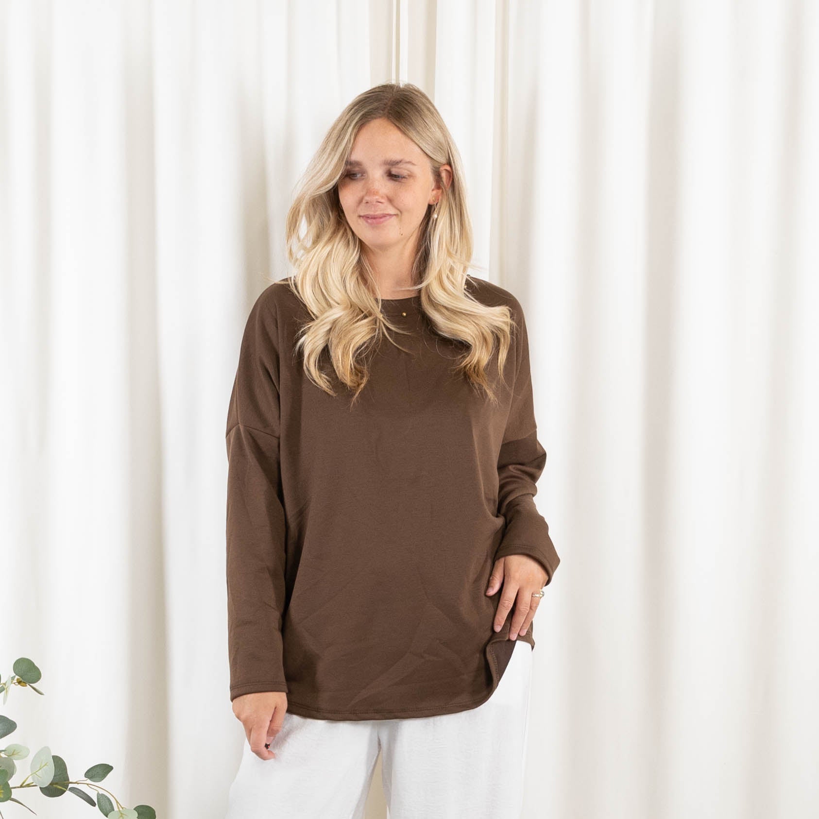 Andrea sweatshirt, Choko