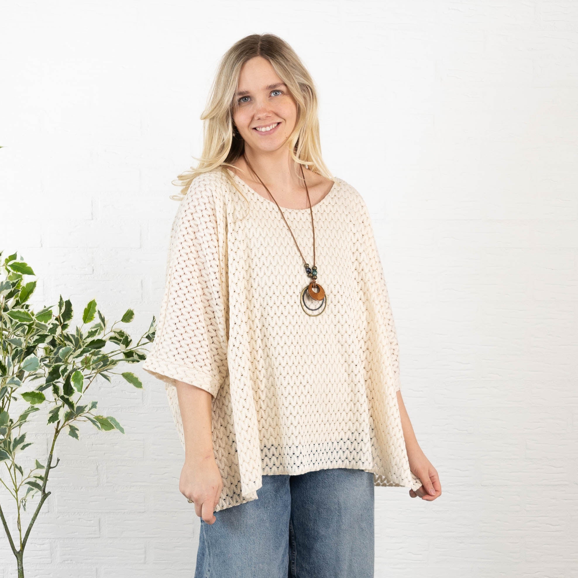 Hanne overdel, Beige