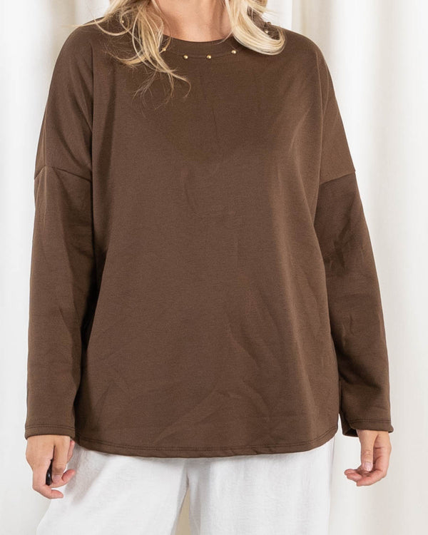 Andrea sweatshirt, Choko