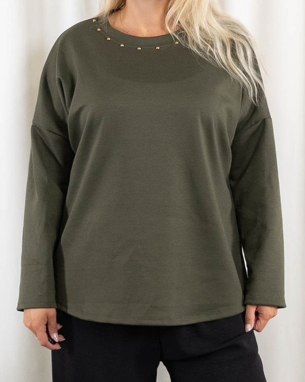 Andrea sweatshirt, Khaki