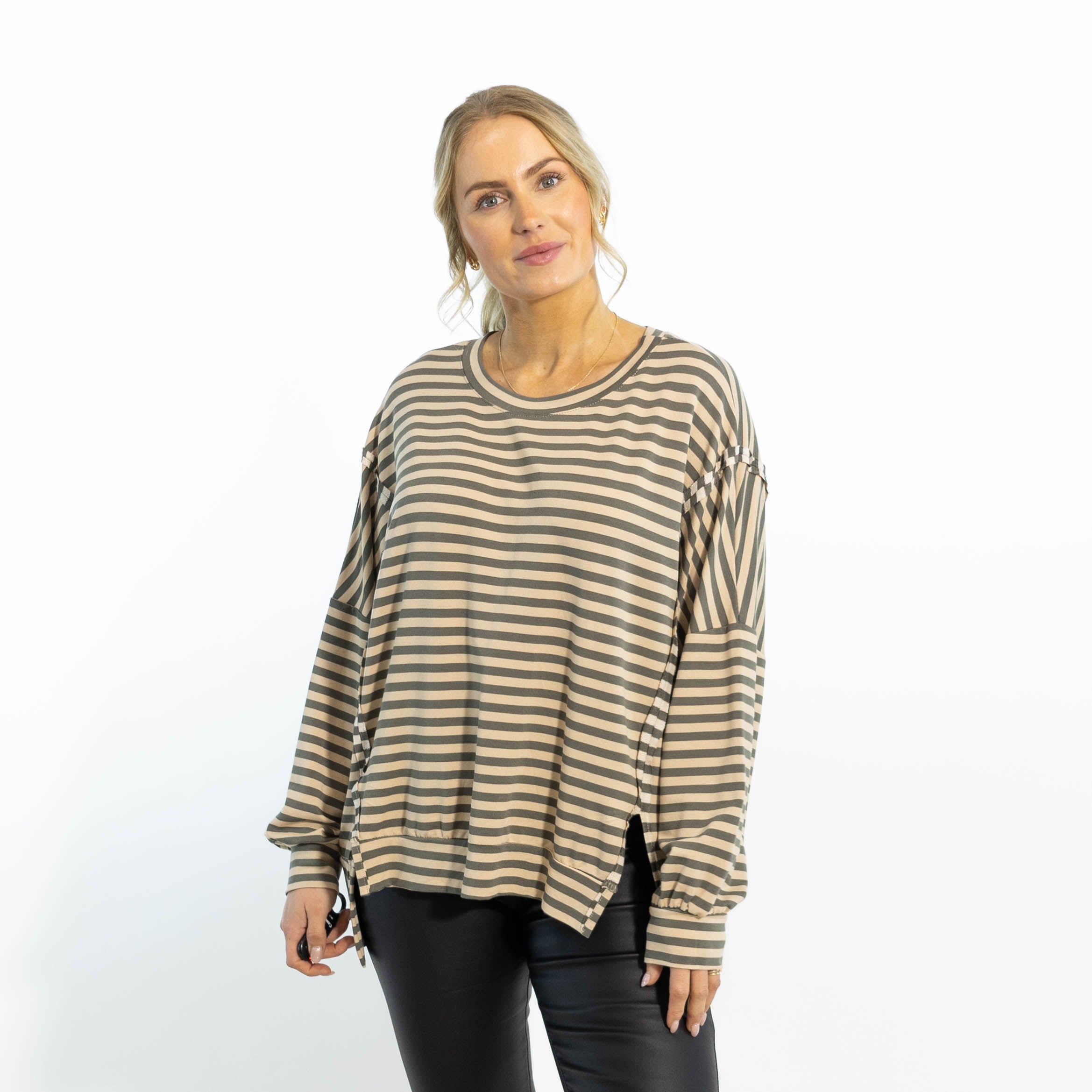 London stribet sweatshirt, Taupe