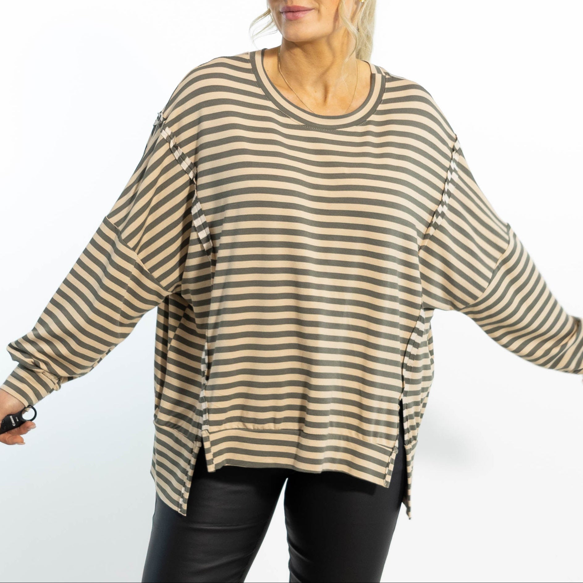 London stribet sweatshirt, Taupe