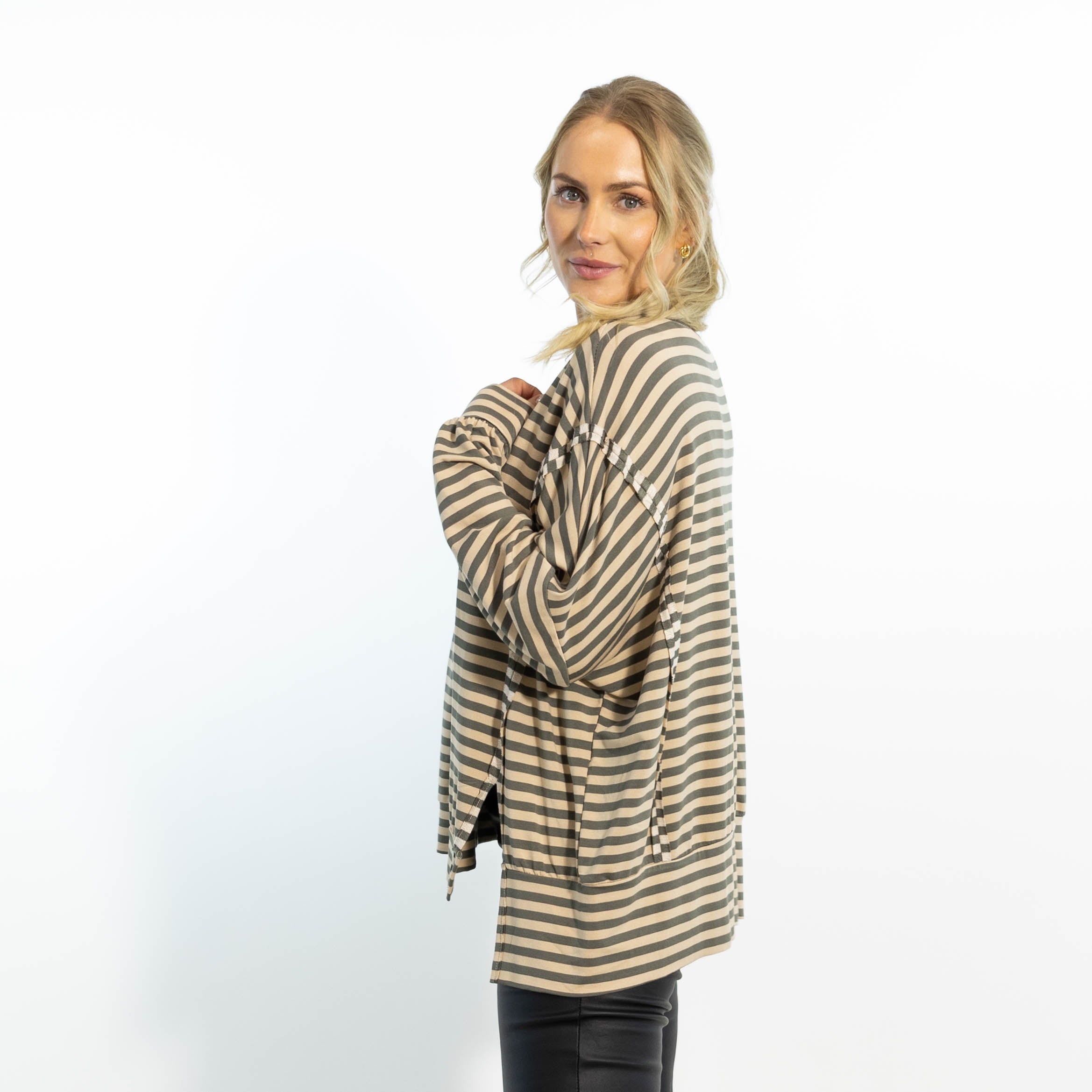 London stribet sweatshirt, Taupe
