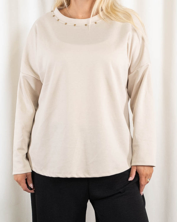 Andrea sweatshirt, Beige