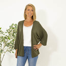 Donna strik cardigan, Khaki