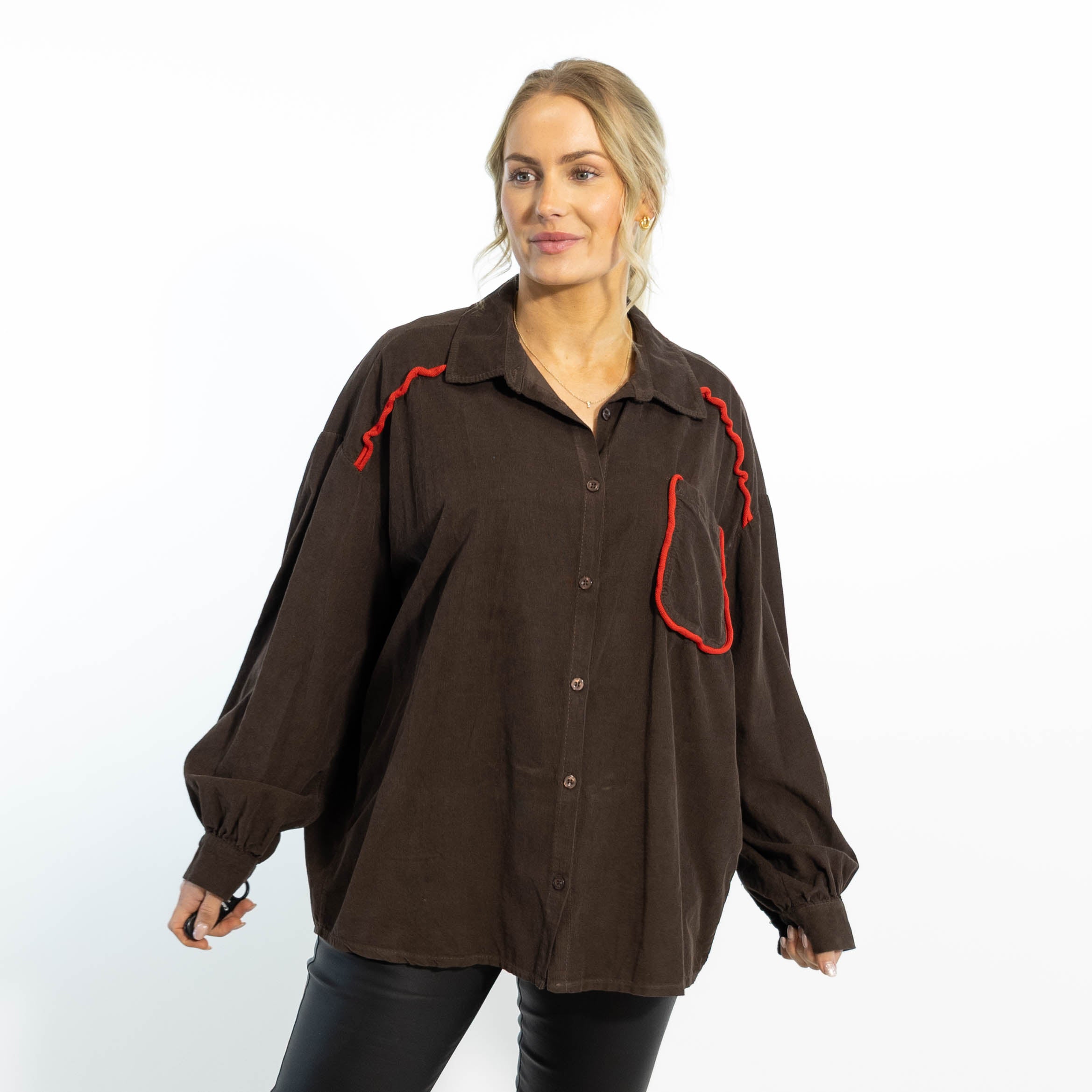 Denny babyfjøjls skjorte, Choko