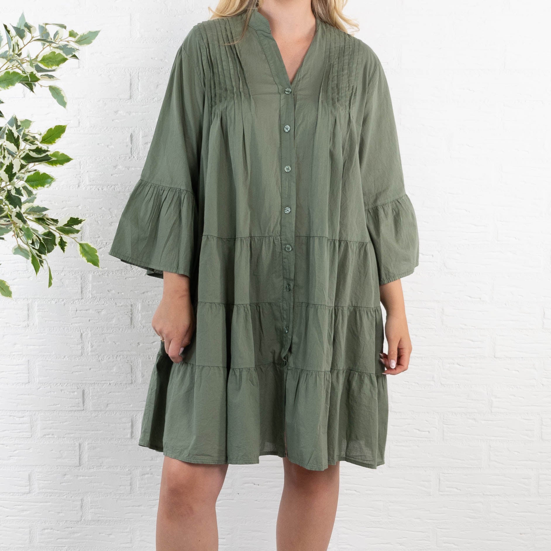 Qyra Tunika/Kjole, Khaki