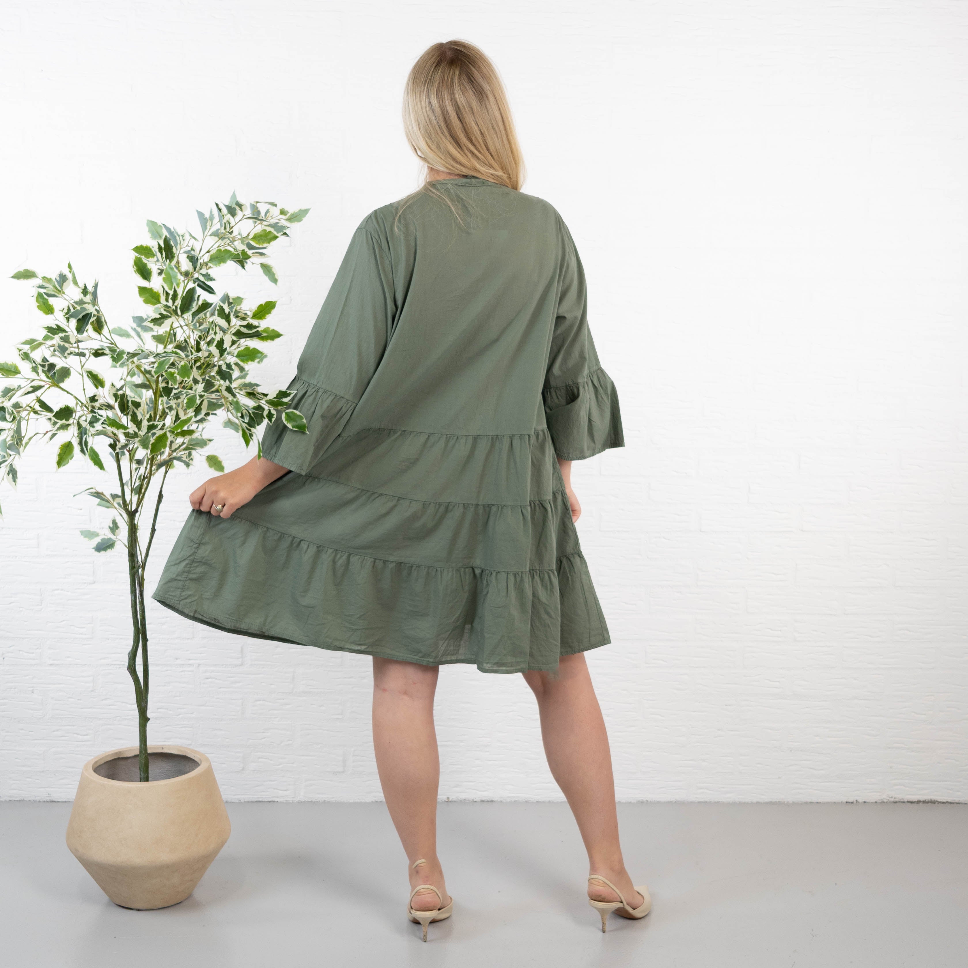 Qyra Tunika/Kjole, Khaki