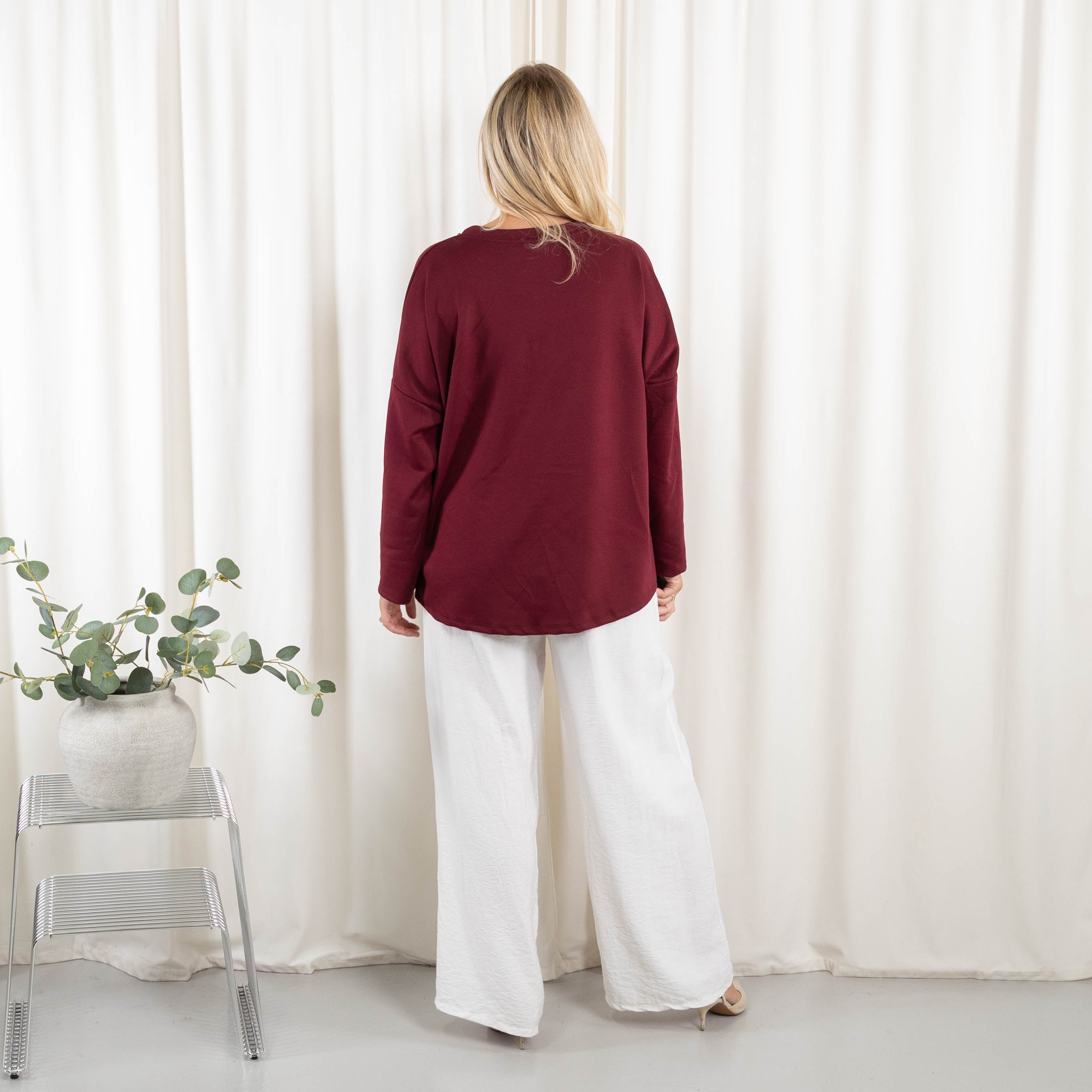 Andrea sweatshirt, Bordeaux
