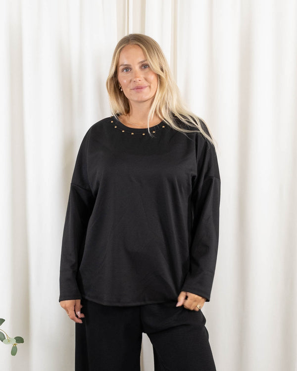 Andrea sweatshirt, Sort