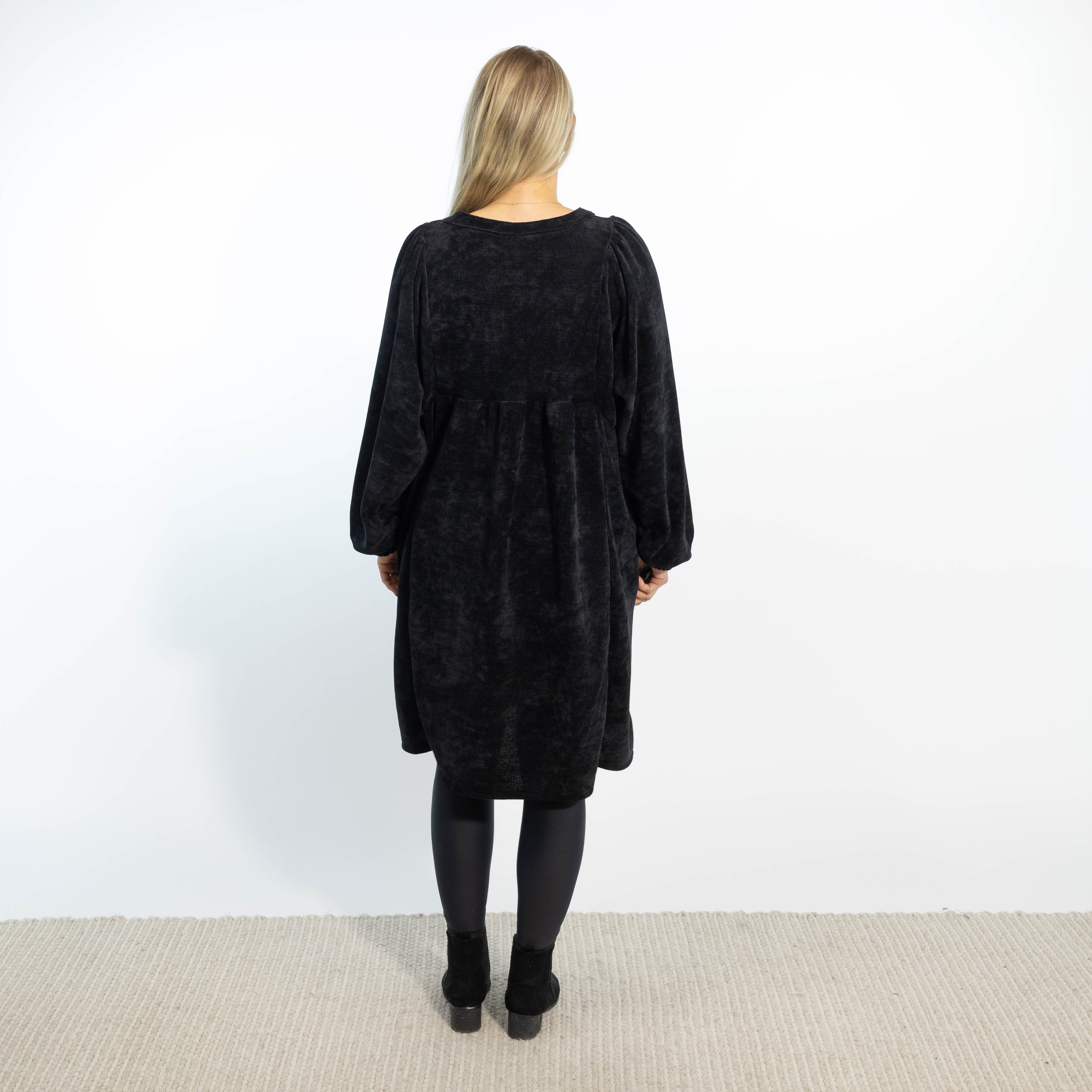 Gemma tunikakjole, Sort