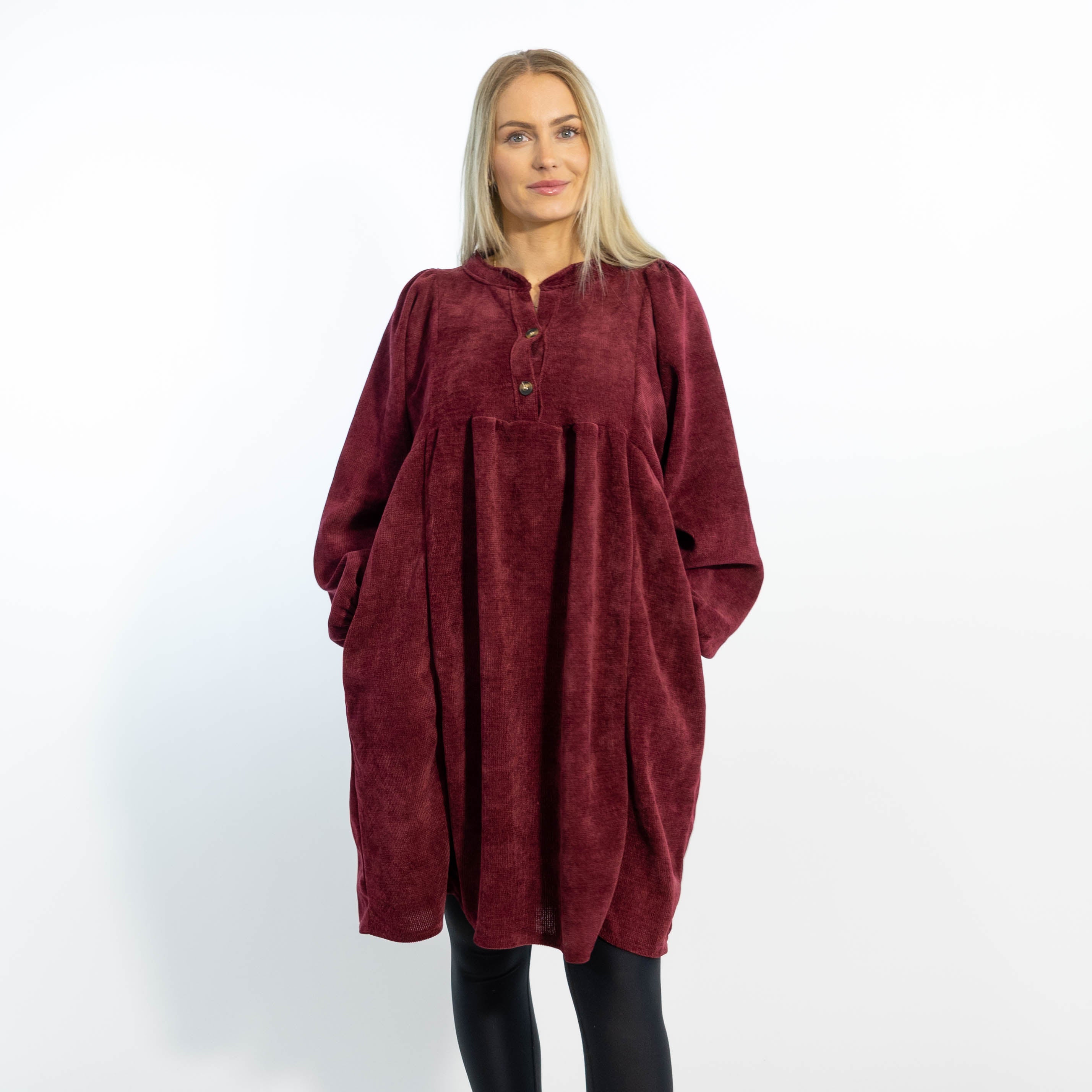 Gemma tunikakjole, Bordeaux