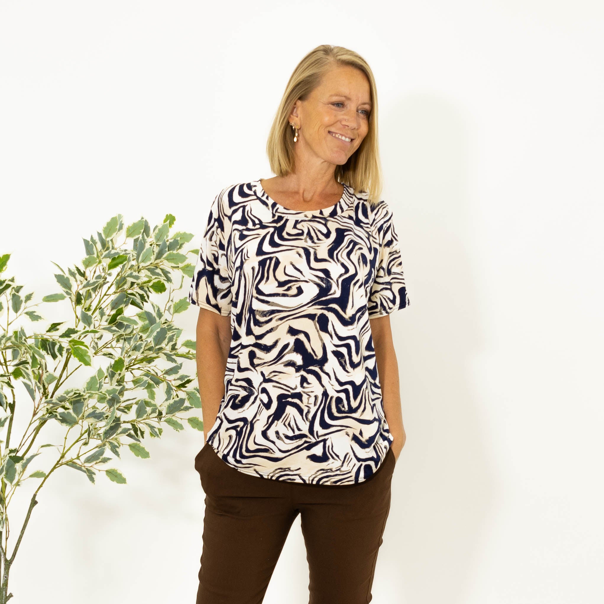 Mabel overdel, Blå