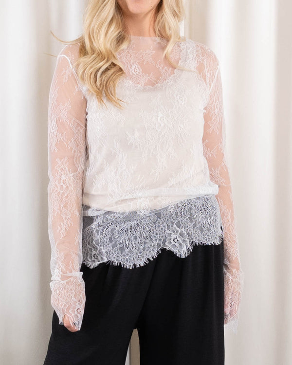Pia underdel, Hvid