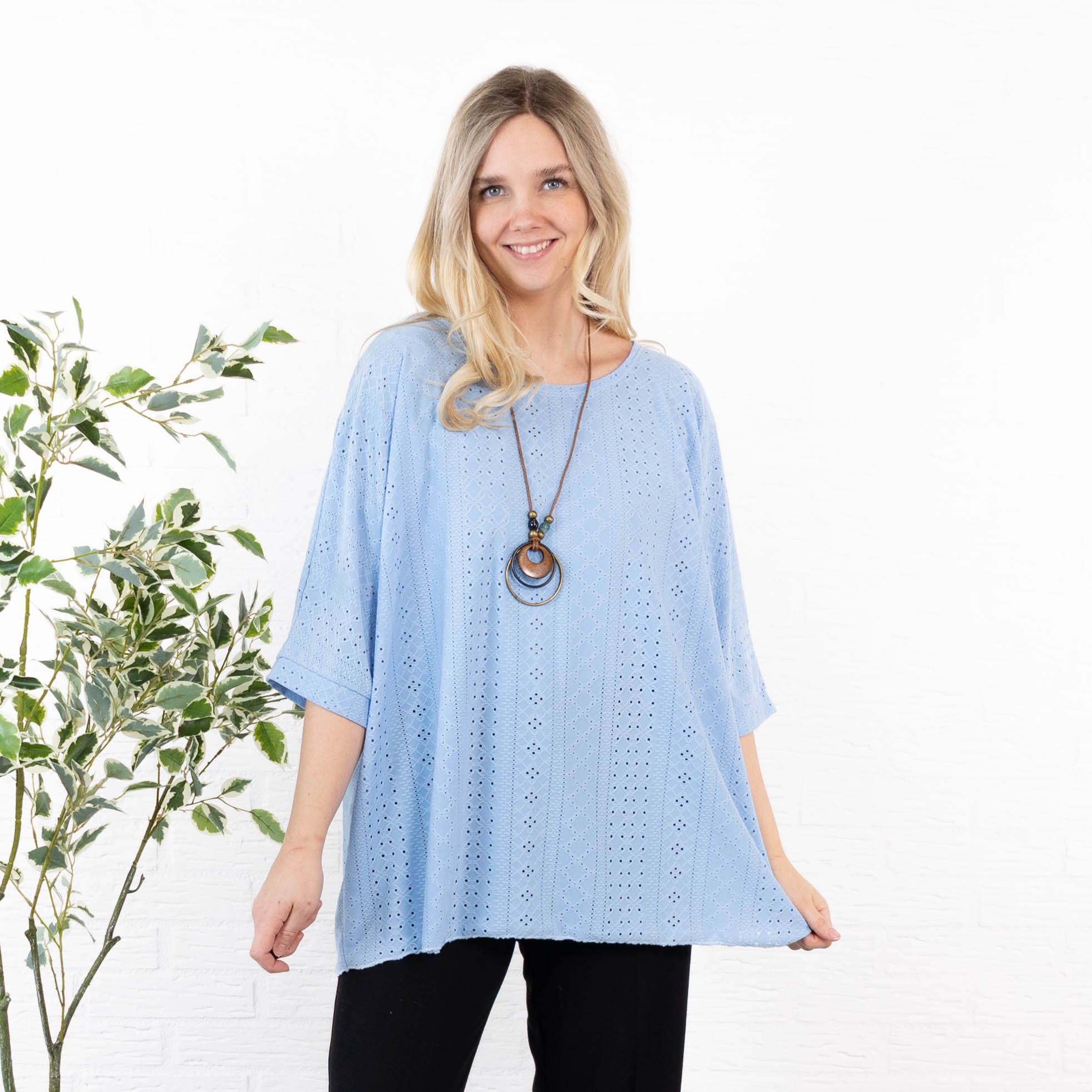 Gina overdel, Lyseblå