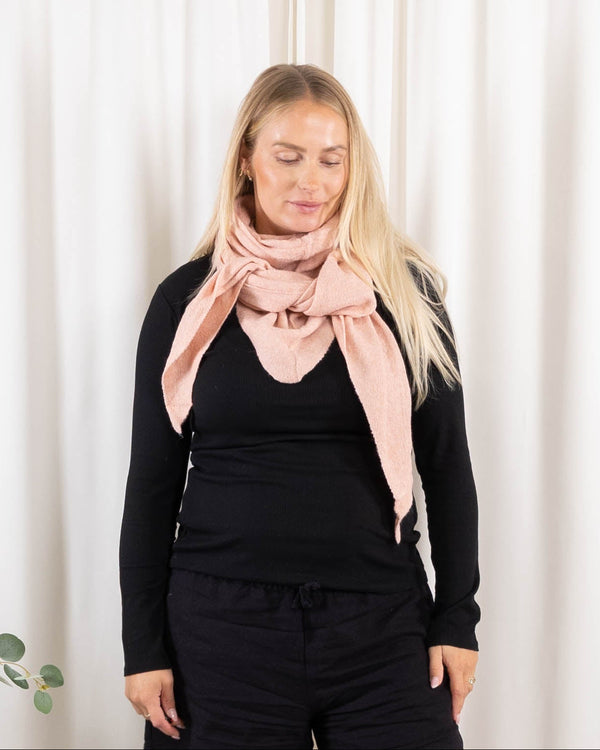 Trine tørklæde, Rosa
