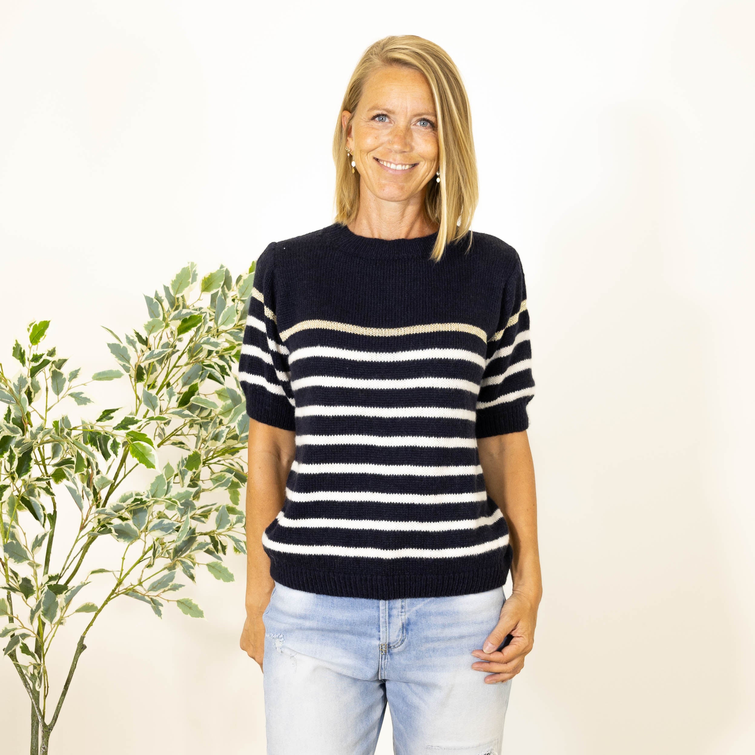 Reggie stribet strik, Navy