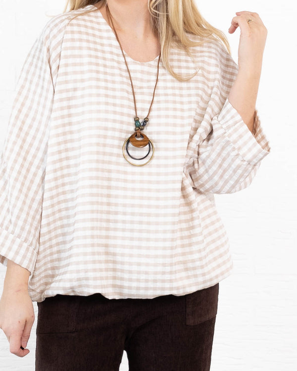 Carly overdel, Beige