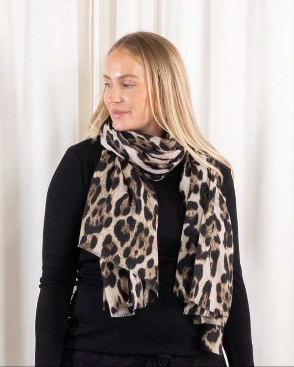 Dotty tørklæde, Beige