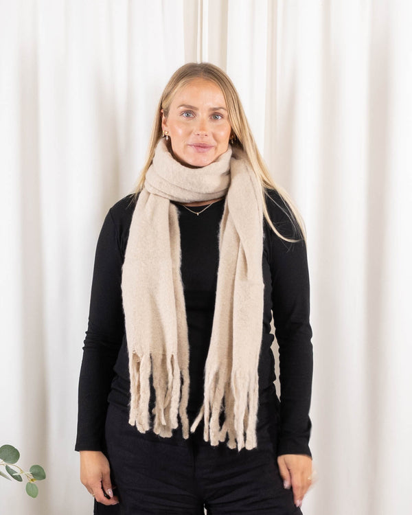 Bella tørklæde, Beige