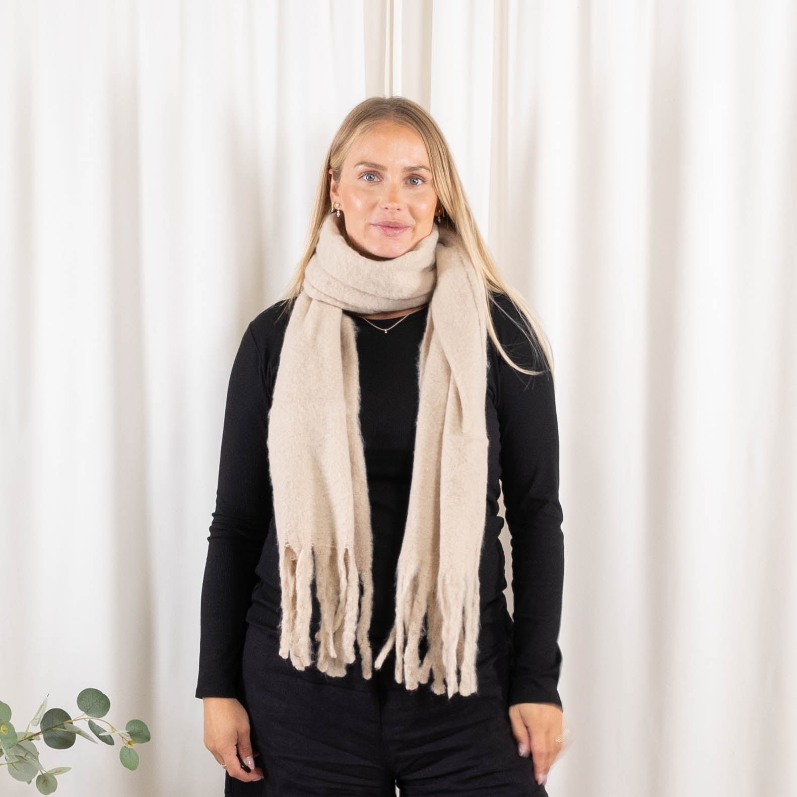 Bella tørklæde, Beige