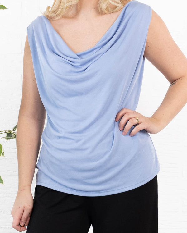 Melissa top, Lyseblå