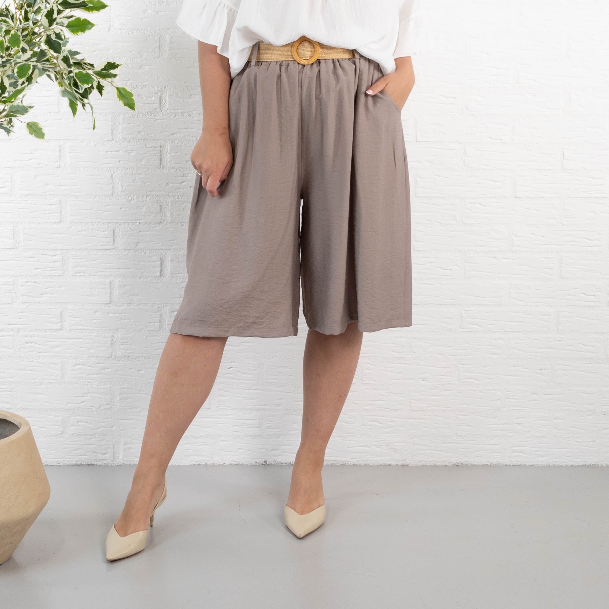 Astrid shorts, Taupe