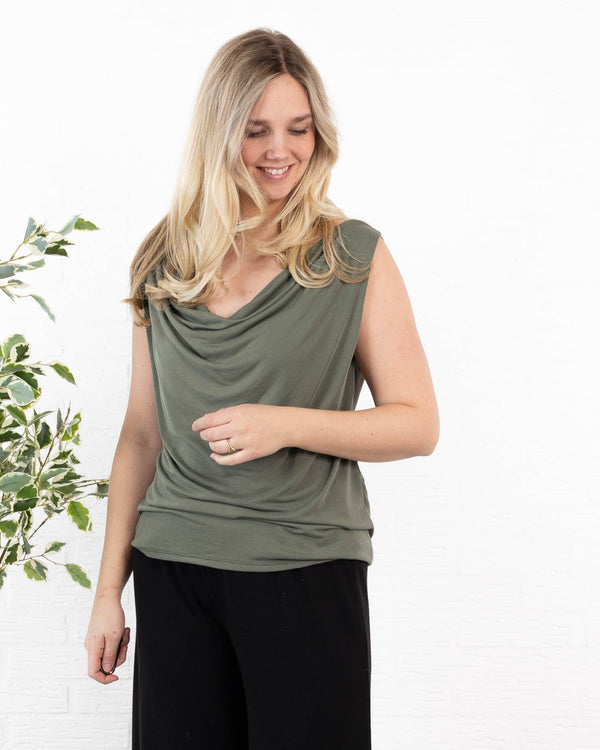 Melissa top, Khaki