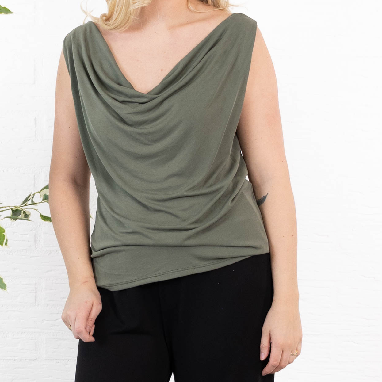 Melissa top, Khaki