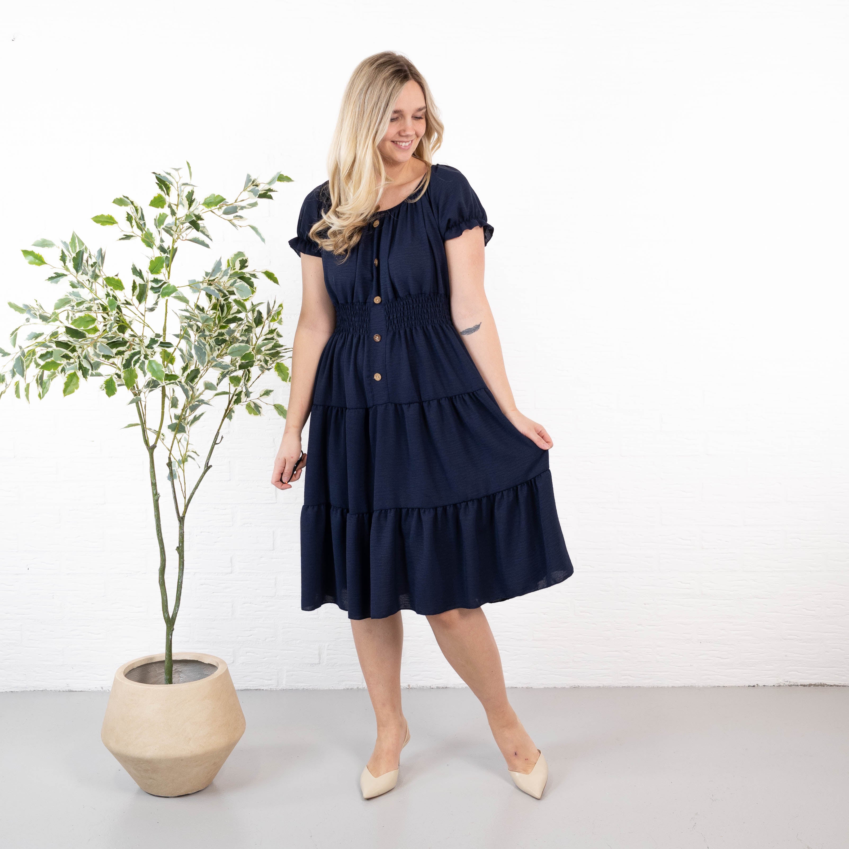 Celest kjole, Navy