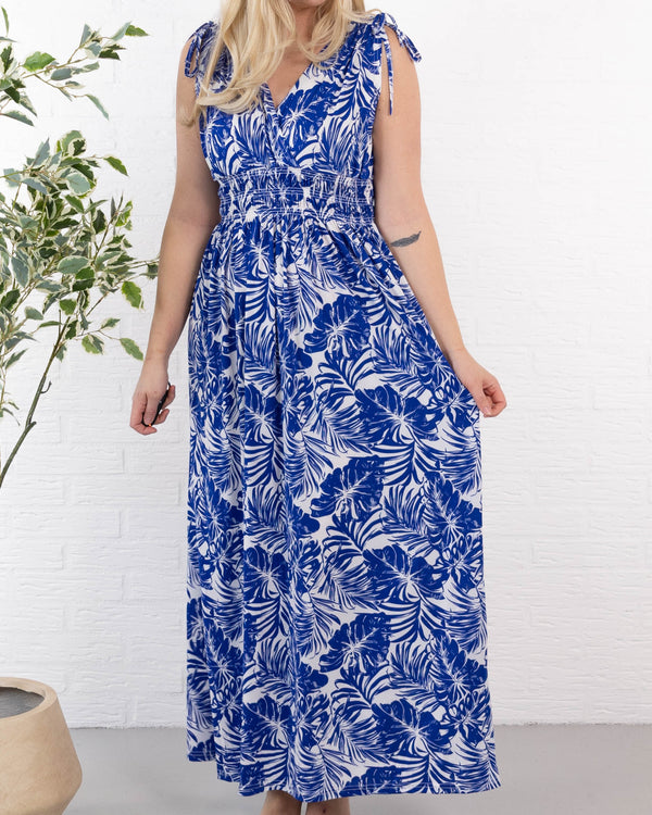 Helga kjole, Royal blue