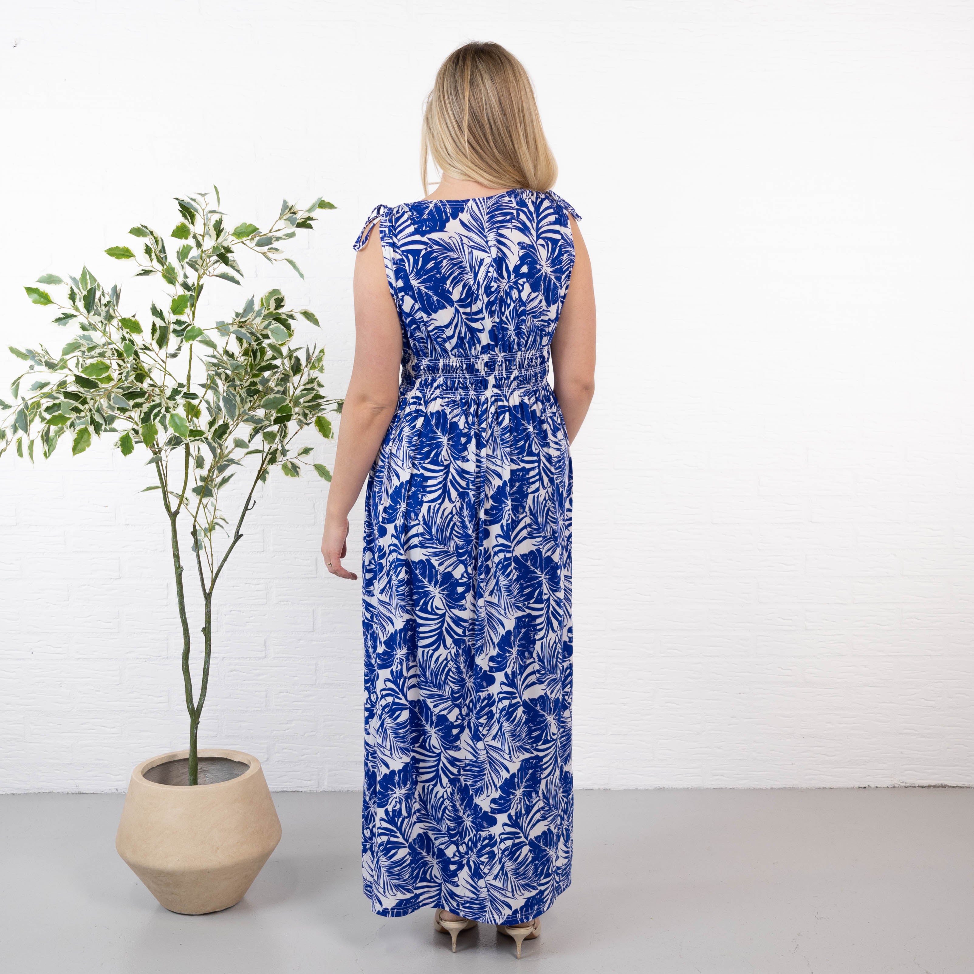 Helga kjole, Royal blue