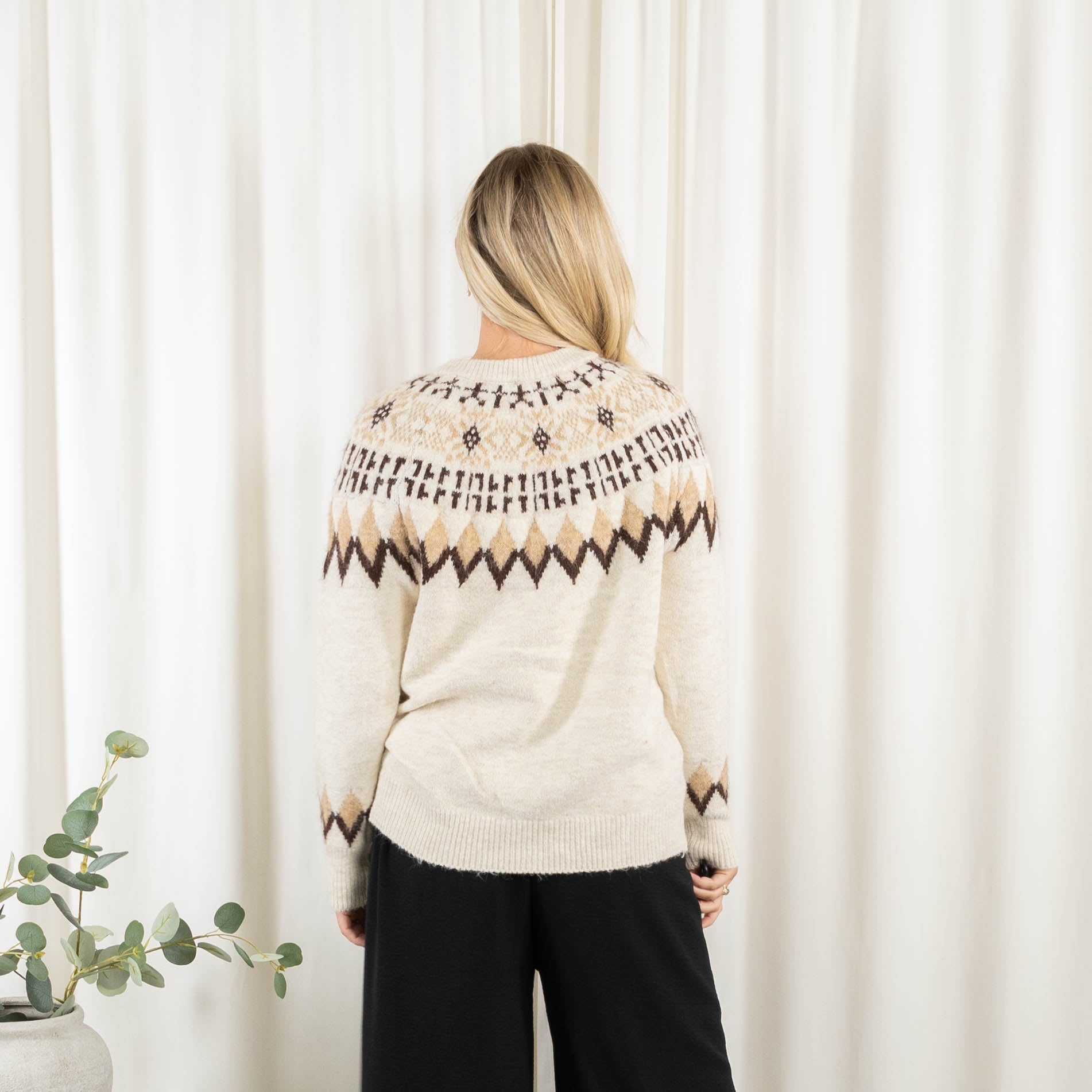 Delilah strik, Beige