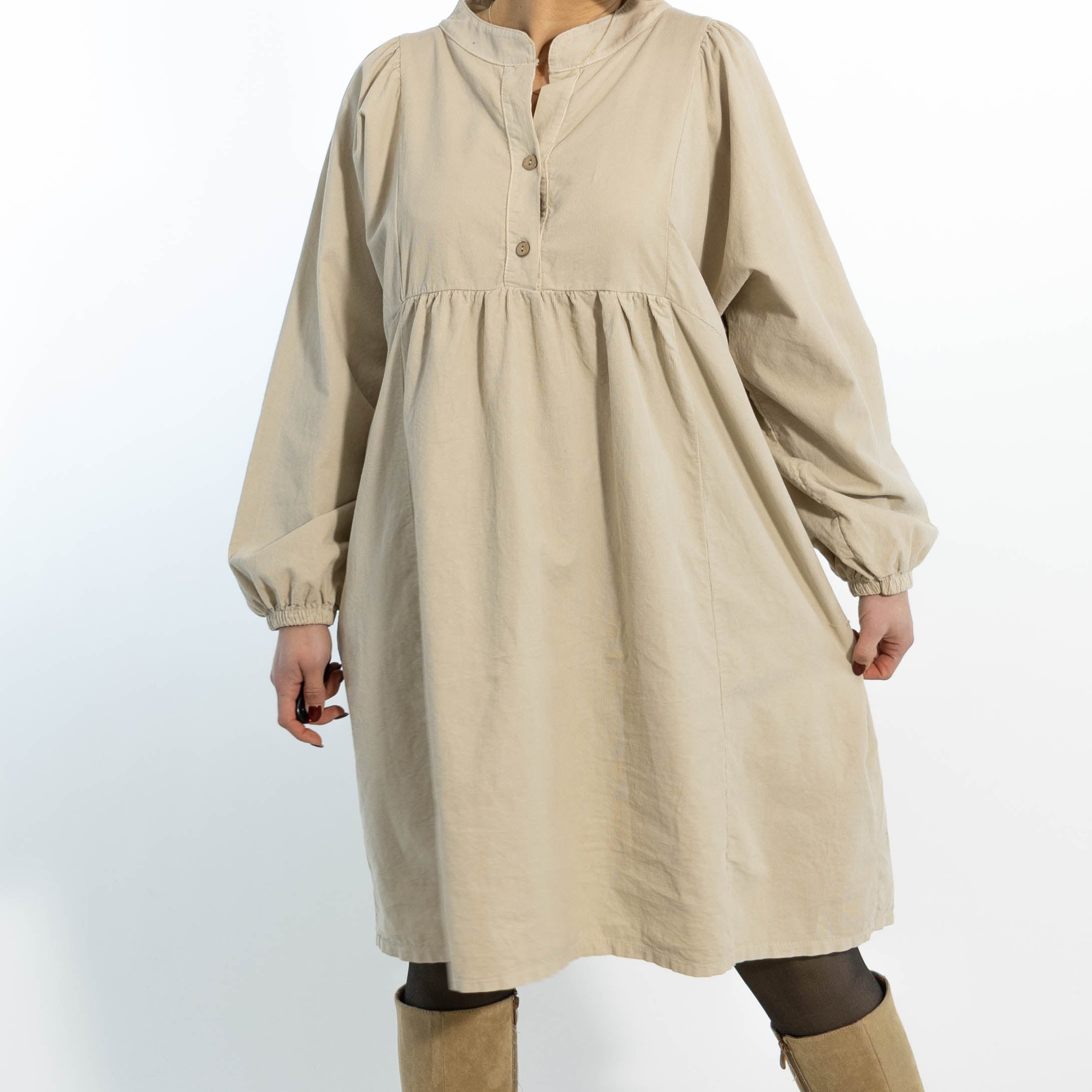 Randi tunika kjole, Beige