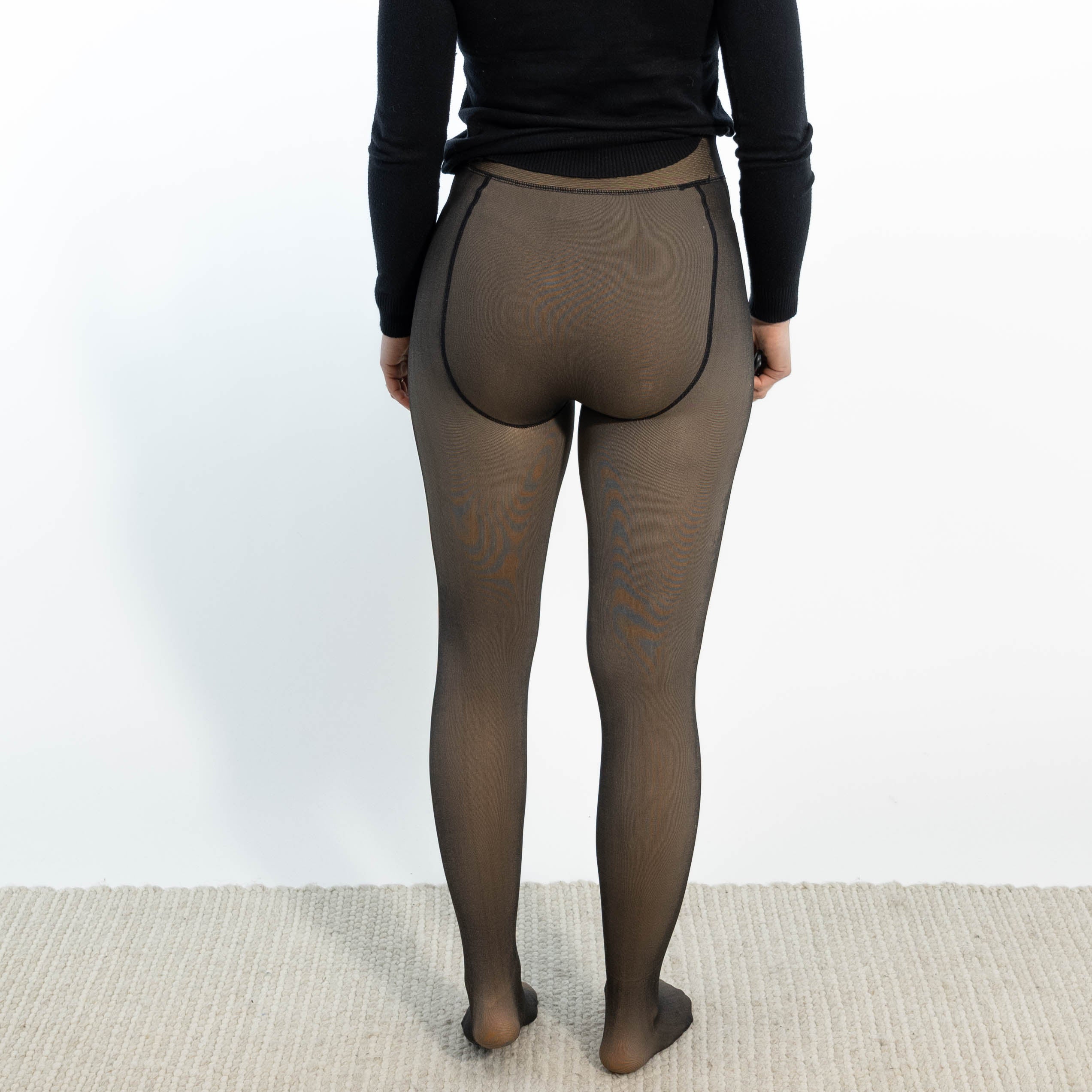 Suzzi termo strømpebukser, Sort