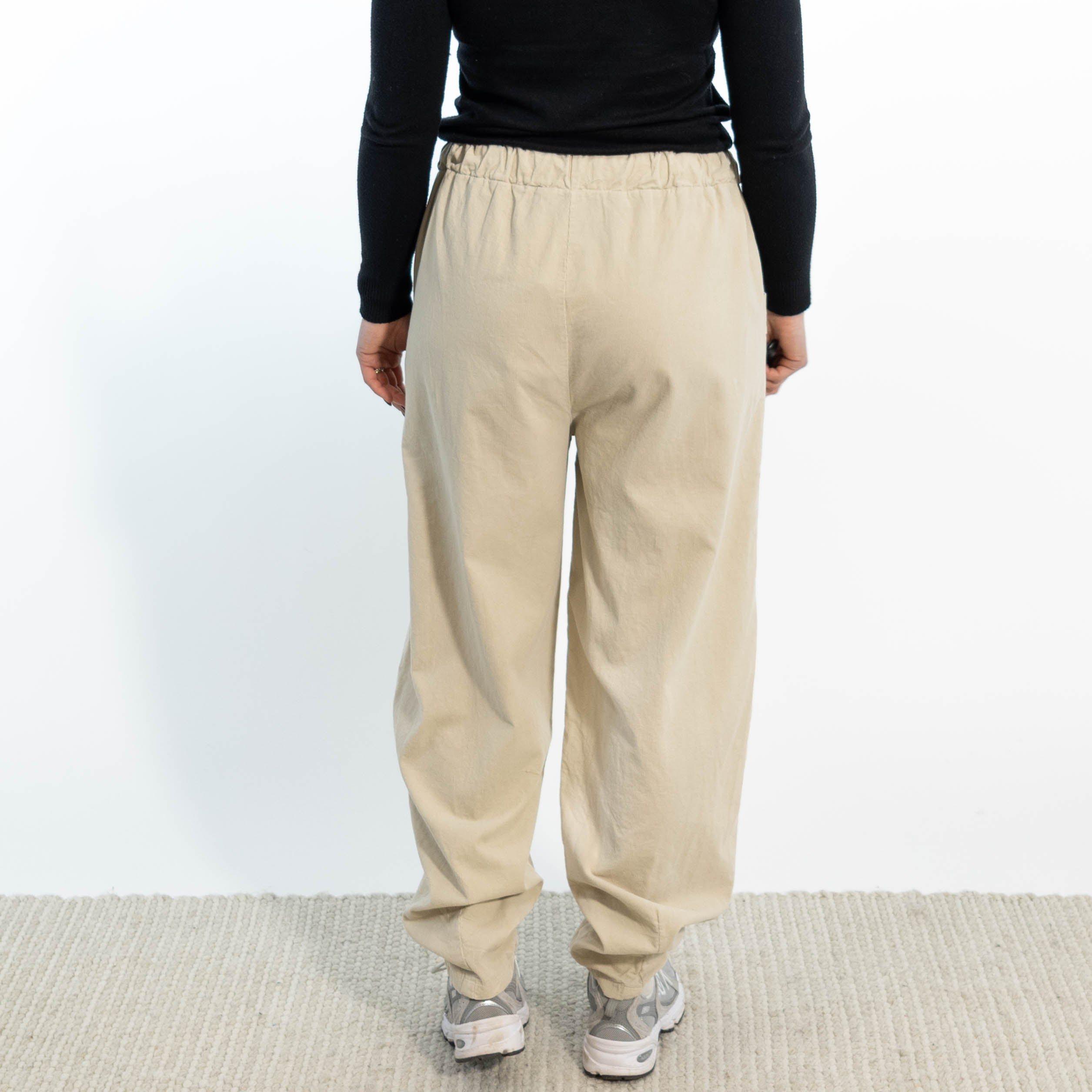 Brenda baggy bukser, Beige