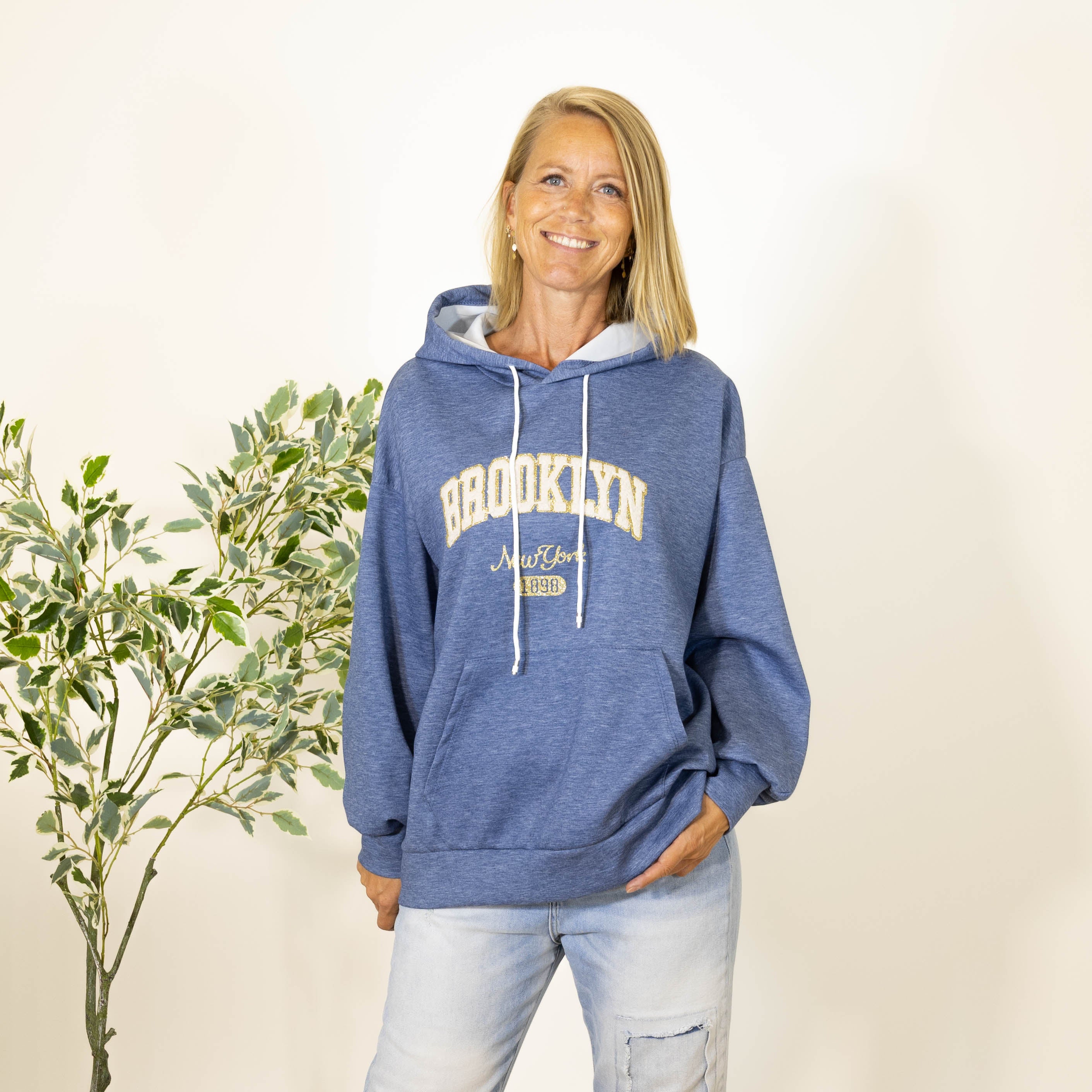 Shelby hoodie, Blå