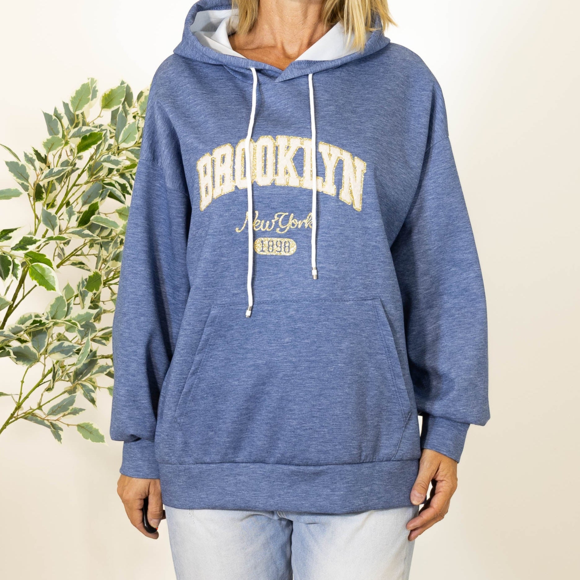 Shelby hoodie, Blå